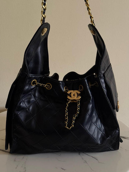 Chanel - Sac à bandoulière 34cm avec logo Doré (6 coloris)