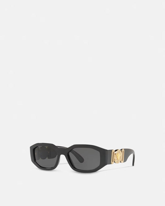 Versace - Lunettes De Soleil Médusa Biggie Noir / Or