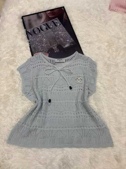 Chanel - T-shirt Gris/Rose/Jaune/Bleu