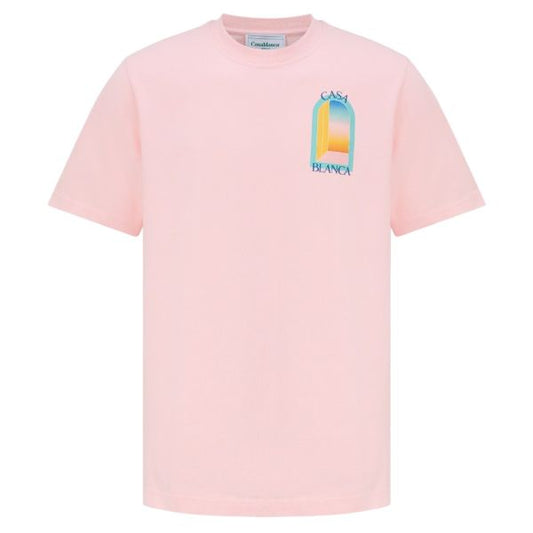 Casablanca - T-shirt L’arche De Jour Rose