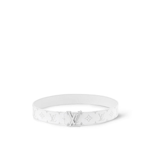 Louis Vuitton - Ceinture LV Initiales 40 mm réversible Blanc