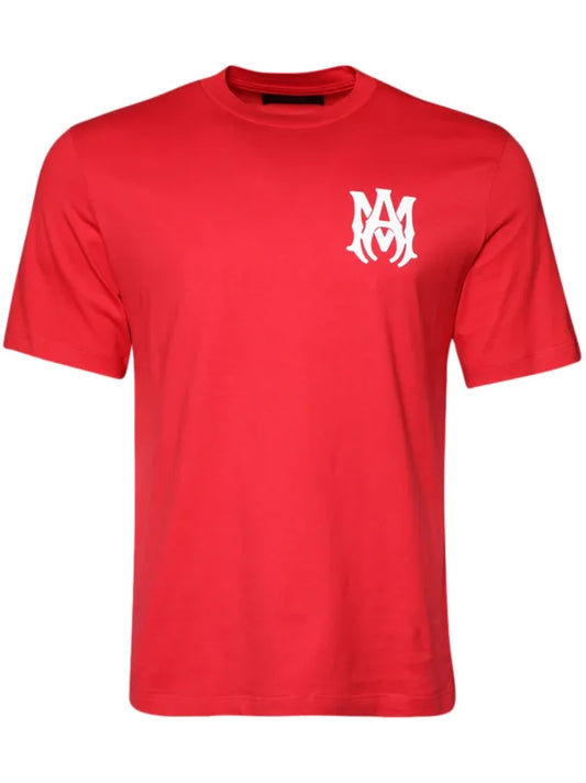 Amiri - T-shirt en coton à logo imprimé Rouge
