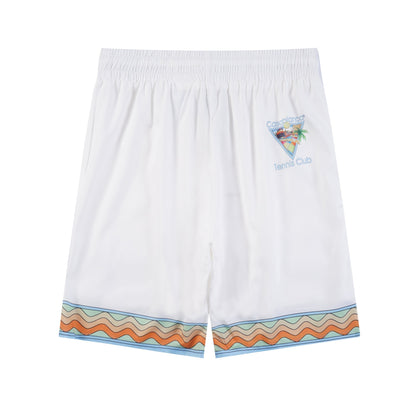 Ensemble Casablanca Orange / Blanc Tennis Club Icon