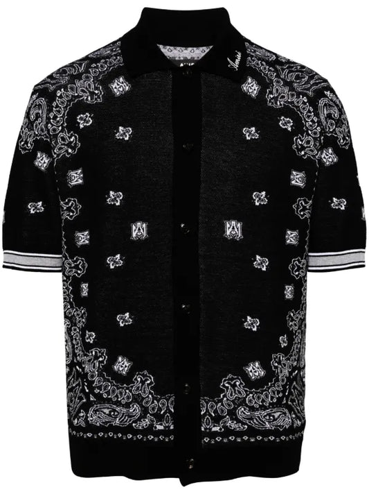 Amiri - Polo à motif cachemire