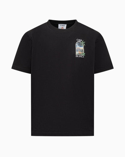 Casablanca - T-shirt Night Palm Noir