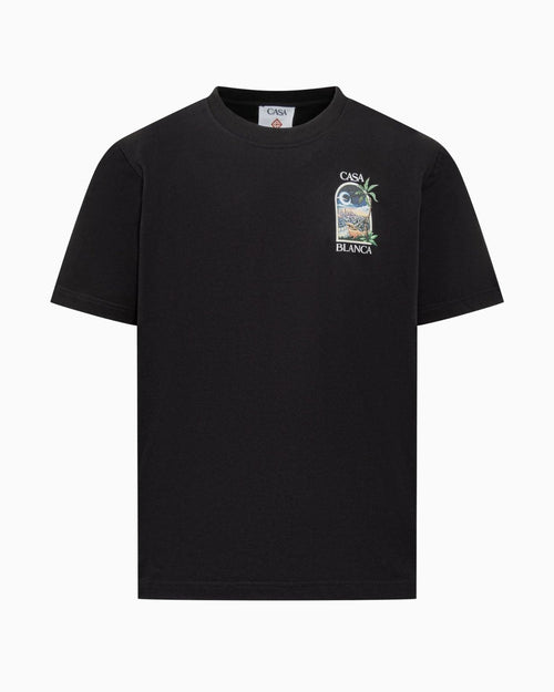 Casablanca - T-shirt Night Palm Noir