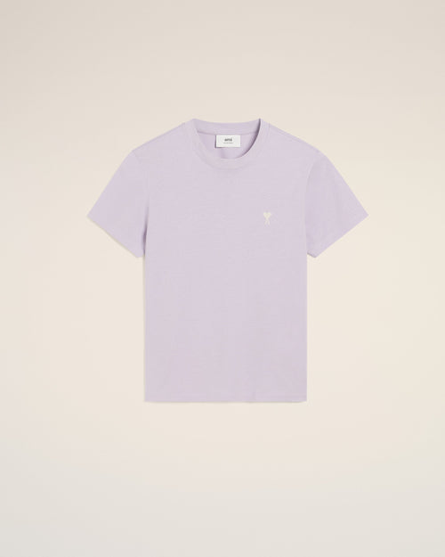 Ami - T-shirt Patch Ami De Cœur en jersey de coton Violet