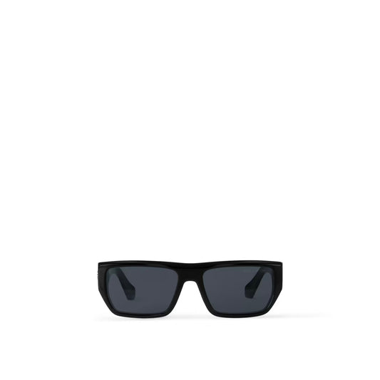 Louis Vuitton - Lunettes de soleil carrées basses LV Flower Noir