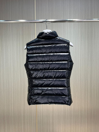 Moncler - Doudoune sans manche Blanc/Noir