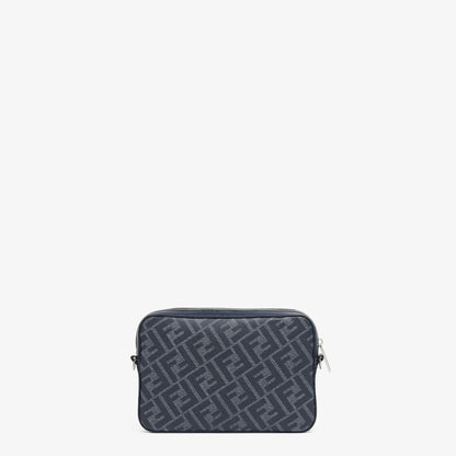 Fendi - Étui pour appareil photo Fendi Diagonal Bleu