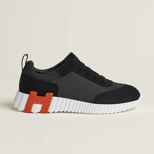 Hermès - Sneakers Bouncing Noir/Orange