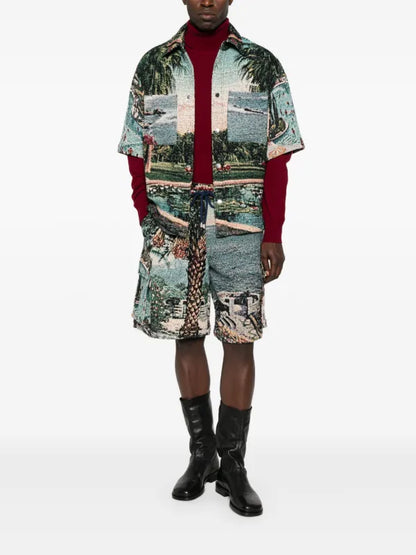 Amiri - Short à imprimé graphique