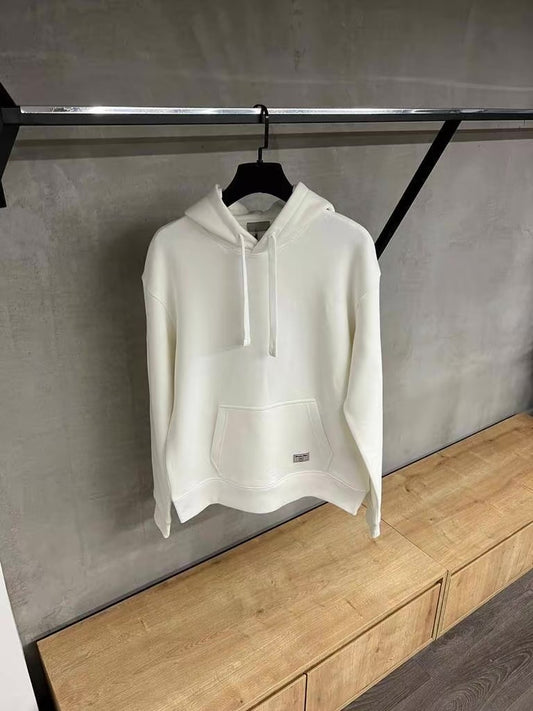 Dior - Sweat à capuche brodée Christian Dior Blanc