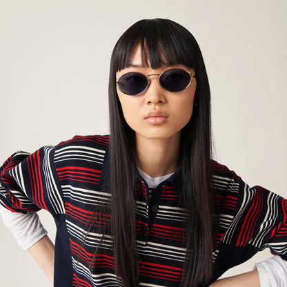 Miu Miu - Lunettes de soleil Miu Miu Logo Verres Bleus