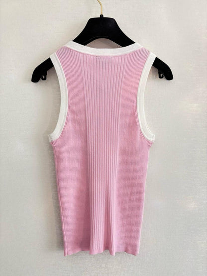 Chanel - T-Shirt à logo Rose