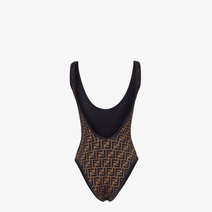 Fendi - Maillot de bain réversible en Lycra® Marron