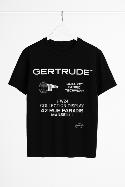 T-shirt Gertrude Noir