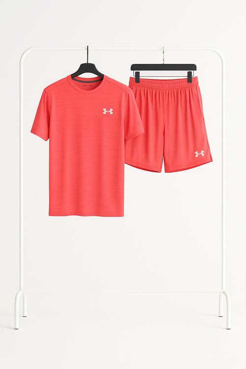 Ensemble Running Under Rose – Short + T-Shirt