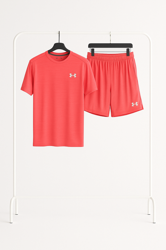 Ensemble Running Under Rose – Short + T-Shirt