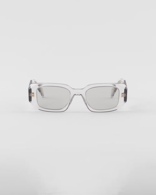 Prada - Lunettes De Soleil Prada Symbole Verres Gris Clair