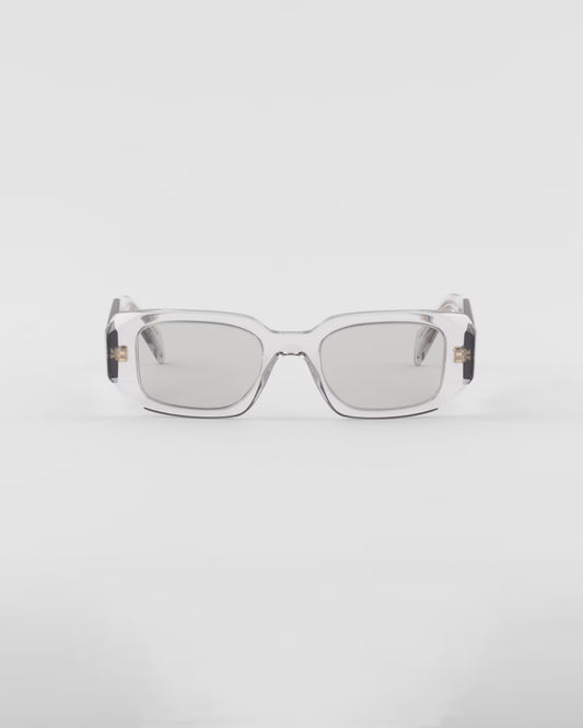 Prada - Lunettes De Soleil Prada Symbole Verres Gris Clair