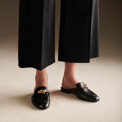 Hermès - Mules Oz Noir I