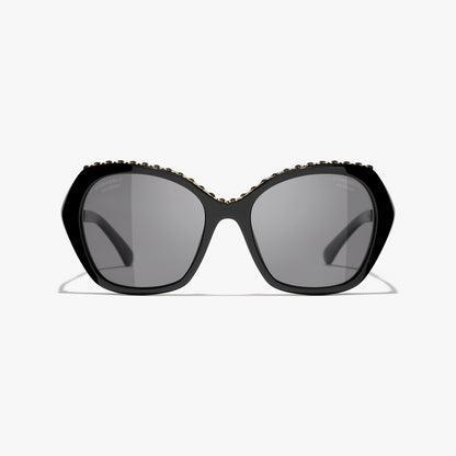 Chanel - Lunettes de soleil Papillon Noir