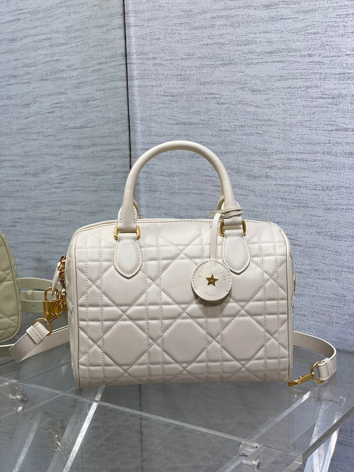 Dior - Sac Dior Groove 25 Cuir Blanc