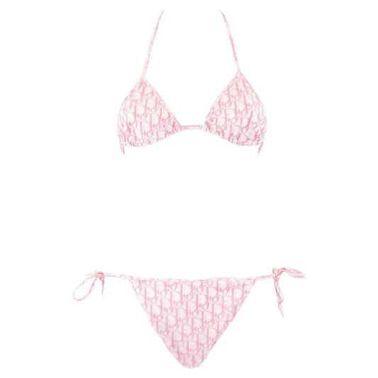 Dior - Maillot de bain Diorissimo bikini monogrammé Rose