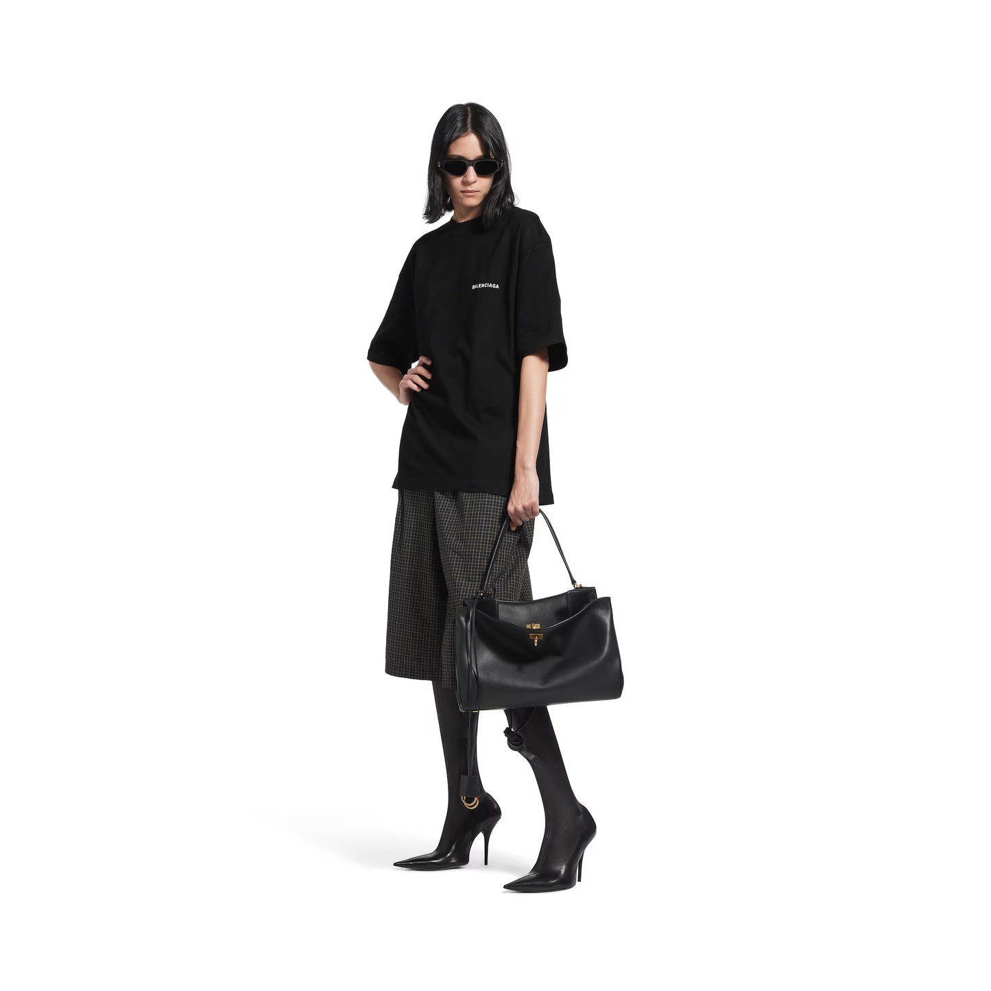Balenciaga - T-SHIRT BALENCIAGA BACK FIT MEDIUM NOIR