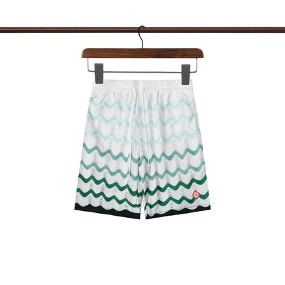 Casablanca - Ensemble Chemise + Short Vert/Noir/Bleu