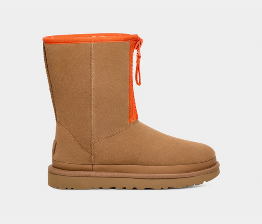 Botte Classic Short Avec Logo Et Fermeture Éclair Chestnut