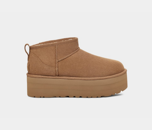 Botte Classic Ultra Mini À Platforme Chesnut