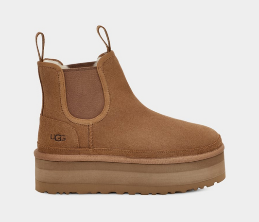 Botte Chelsea à plateforme Neumel Chestnut