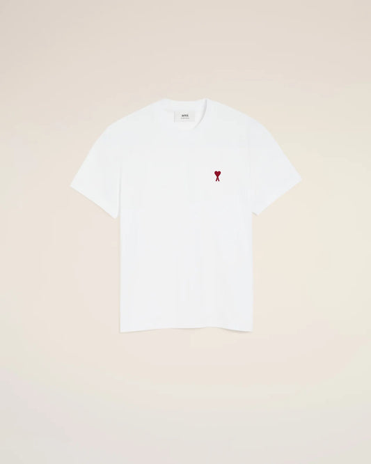 Ami - T-shirt Patch Ami De Cœur en coton Blanc