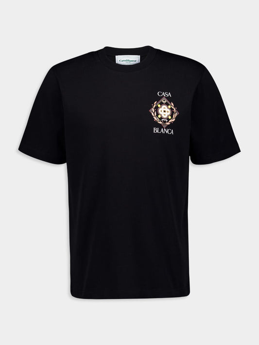Casablanca - T-shirt Championship Diamond T-Shirt Noir
