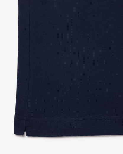 Lacoste - Polo L.12.12 classic fit imprimé signature Bleu Nuit