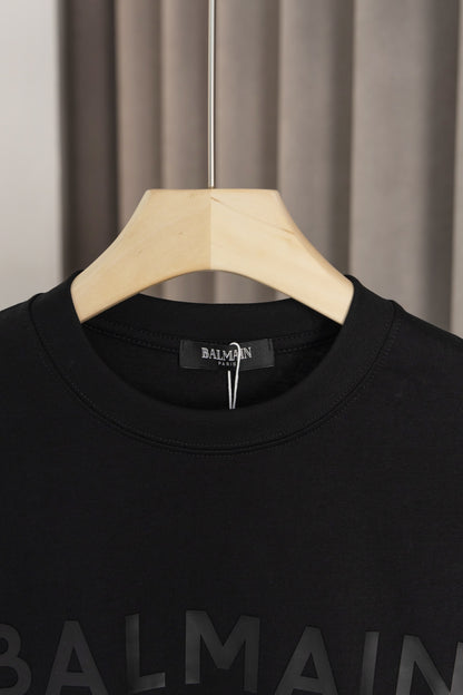 Balmain - T-shirt avec logo Noir