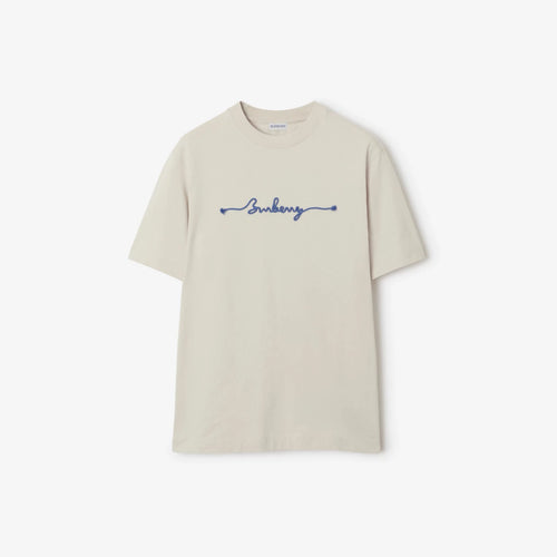 Burberry - T-shirt en coton à logo corde Sail