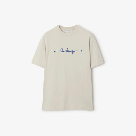 Burberry - T-shirt en coton à logo corde Sail