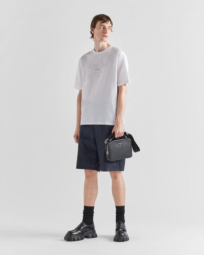 Prada - T-shirt en coton Blanc