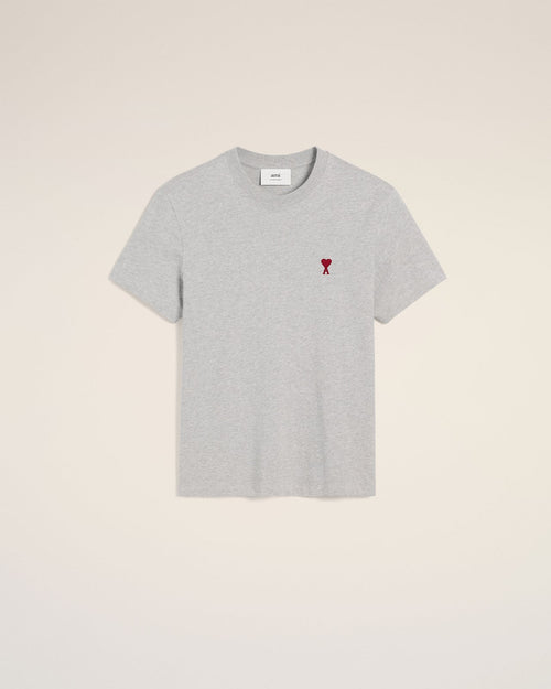 Ami - T-shirt Patch Ami De Cœur en coton Gris