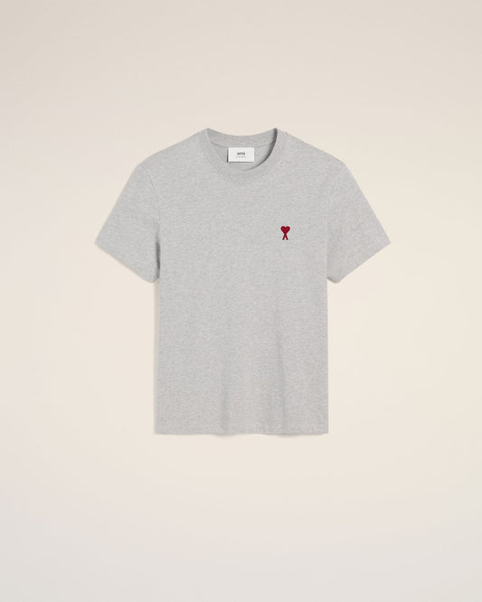 Ami - T-shirt Patch Ami De Cœur en coton Gris