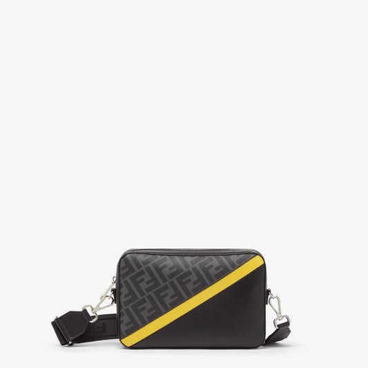 Fendi - Étui pour appareil photo Fendi Diagonal Gris