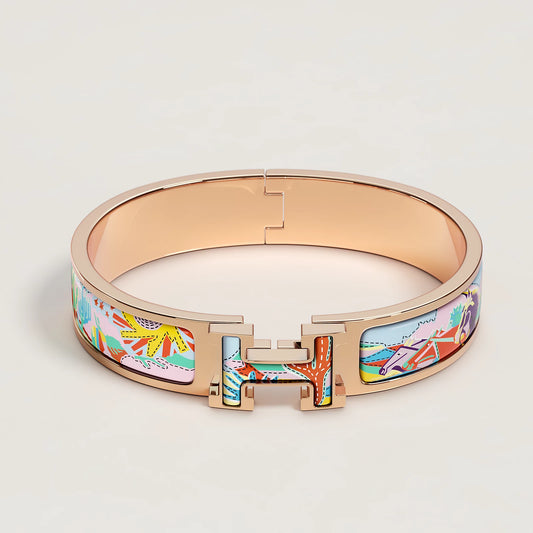 Hermès - Bracelet Clic H Bottes Story I