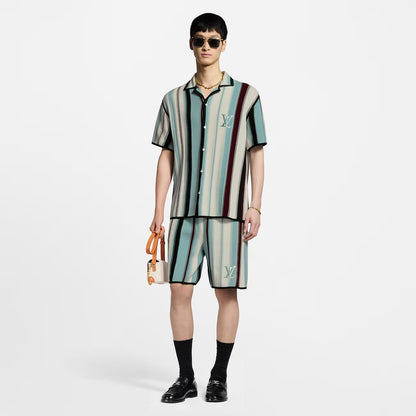 Louis Vuitton - Short rayé en crochet