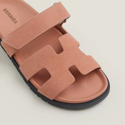 Hermès - Sandales Chypre Rose Clair