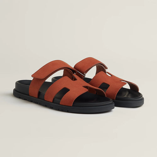 Hermès - Sandales Chypre Orange Canyon