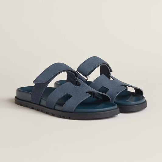 Hermès - Sandales Chypre Bleu Céleste