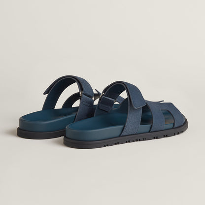 Hermès - Sandales Chypre Bleu Céleste